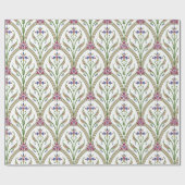 Medieval Iris Pattern Cadeaupapier (Vlak)