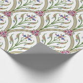 Medieval Iris Pattern Cadeaupapier (Hoek)