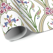 Medieval Iris Pattern Cadeaupapier (Rol Hoek)