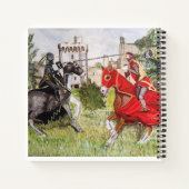 Medieval Joust voor Castle Notitieboek (Achterkant)