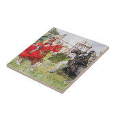 Medieval Joust voor Castle Tegeltje (Zijkant)