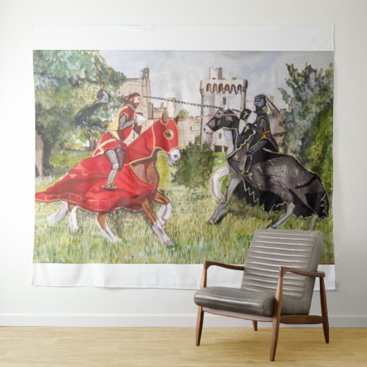 Medieval Joust Wandkleed (In Situ (horizontaal))