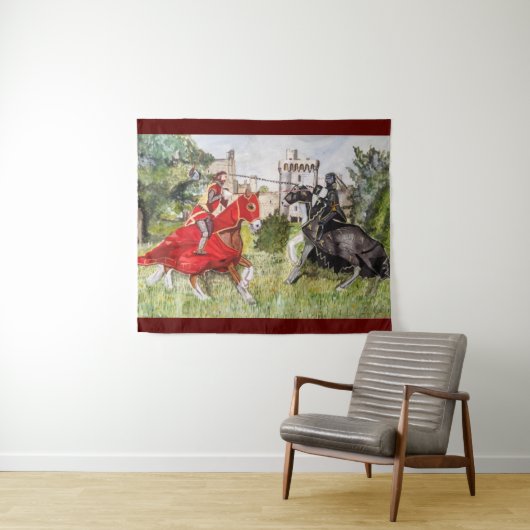 Medieval Joust Wandkleed (In Situ (horizontaal))