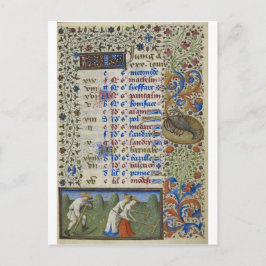 Medieval kalenderar: June Briefkaart