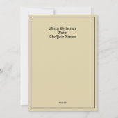 Medieval kerstfeest Nativiteit door Willem Vrelant Feestdagenkaart (Achterkant)