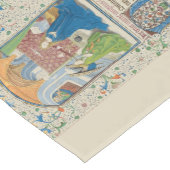 Medieval kerstfeest Nativiteit door Willem Vrelant Korte Tafelloper (Hoek)