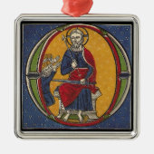 Medieval kerstversiering metalen ornament (Voorkant)