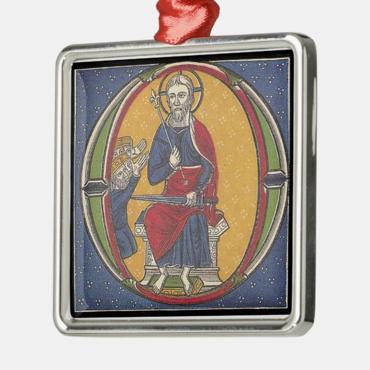 Medieval kerstversiering metalen ornament (Links)