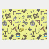 Medieval Kights, Engineering en Planten Inpakpapier Vel (Voorkant 3)