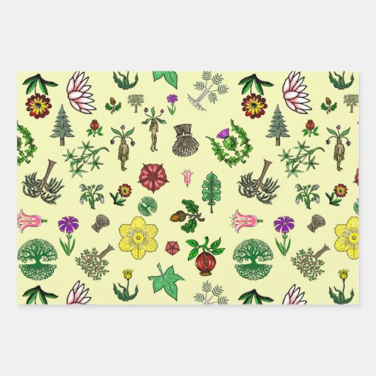 Medieval Kights, Engineering en Planten Inpakpapier Vel (Voorkant 2)