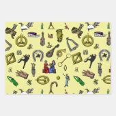 Medieval Kights, Engineering en Planten Inpakpapier Vel (Voorkant)