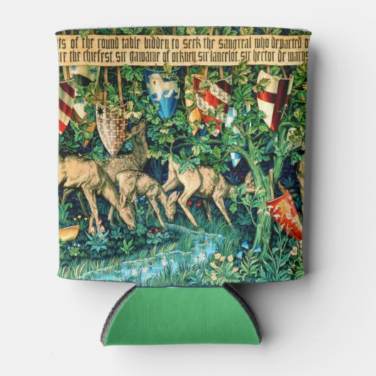 Medieval King Arthur William Morris Blikjeskoeler (Voorkant)