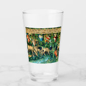 Medieval King Arthur William Morris Glas (Voorkant)