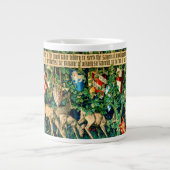 Medieval King Arthur William Morris Grote Koffiekop (Voorkant)