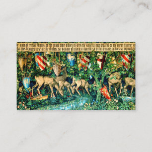 Medieval King Arthur William Morris Informatiekaartje