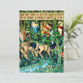 Medieval King Arthur William Morris Kaart (Staand voorkant)