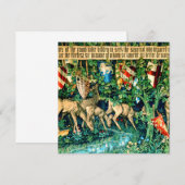 Medieval King Arthur William Morris Kaart (Voorkant / Achterkant)