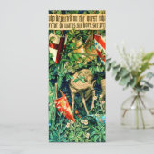 Medieval King Arthur William Morris Kaart (Staand voorkant)