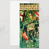 Medieval King Arthur William Morris Kaart (Voorkant / Achterkant)