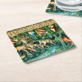 Medieval King Arthur William Morris Kartonnen Onderzetters (Schuin)