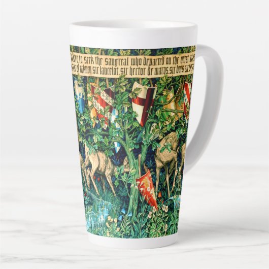 Medieval King Arthur William Morris Latte Mok (Rechterhoek)