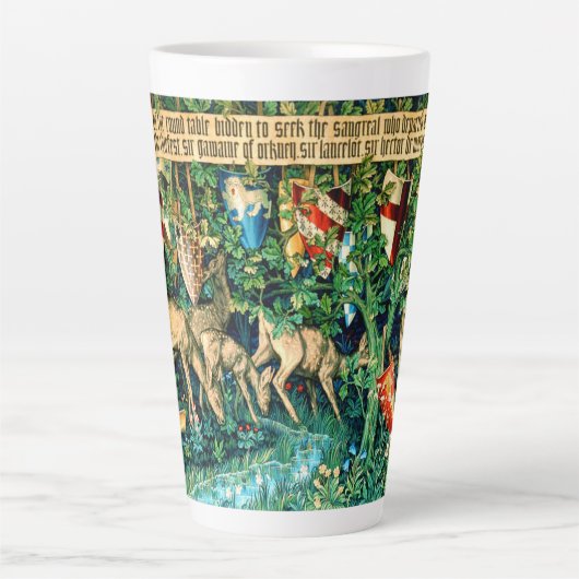 Medieval King Arthur William Morris Latte Mok (Voorkant)