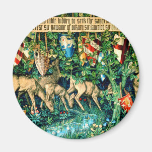 Medieval King Arthur William Morris Magneet
