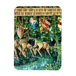 Medieval King Arthur William Morris Magneet