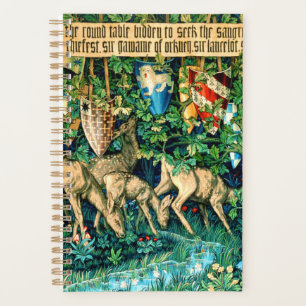 Medieval King Arthur William Morris Planner
