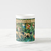 Medieval King Arthur William Morris Porselein Kop (Voorkant)