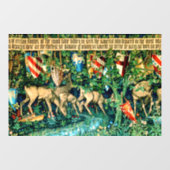 Medieval King Arthur William Morris Raamsticker (Vel)