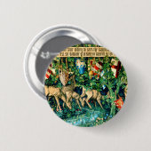 Medieval King Arthur William Morris Ronde Button 5,7 Cm (Voorkant /achterkant)
