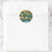Medieval King Arthur William Morris Ronde Sticker (Tas)