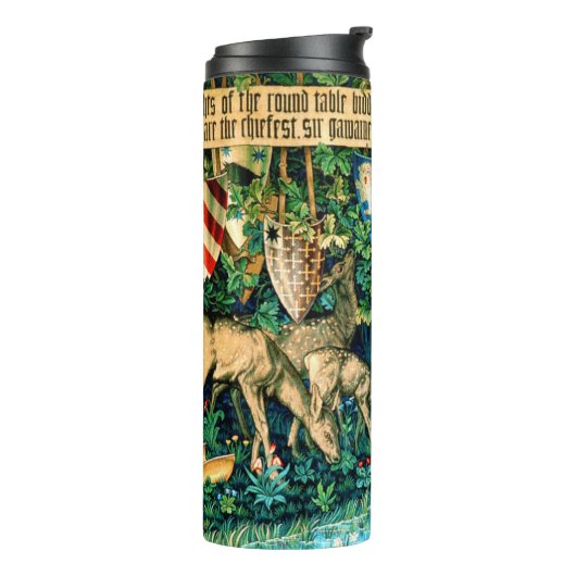 Medieval King Arthur William Morris Thermosbeker (Gedraaid links)