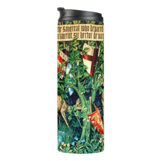 Medieval King Arthur William Morris Thermosbeker (Geroteerd rechts)