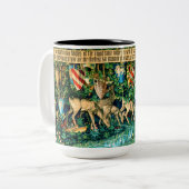 Medieval King Arthur William Morris Tweekleurige Koffiemok (Voorkant links)