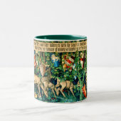 Medieval King Arthur William Morris Tweekleurige Koffiemok (Center)