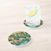 Medieval King Arthur William Morris Zandsteen Onderzetter (Zijkant)