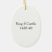 Medieval King bij Castilla Ornament (Achterkant)