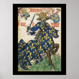 Medieval King of France Poster