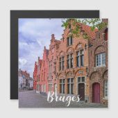 Medieval kleurrijke bakstenen in Brugge, België (Voorkant / Achterkant)