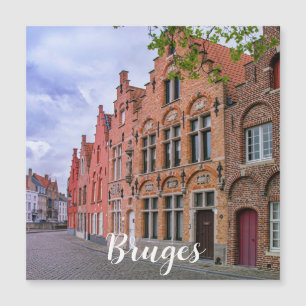 Medieval kleurrijke bakstenen in Brugge, België