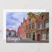 Medieval kleurrijke bakstenen in Brugge, België (Voorkant / Achterkant)