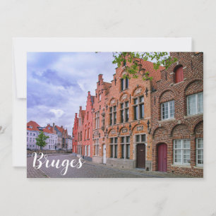 Medieval kleurrijke bakstenen in Brugge, België