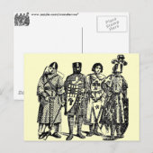 Medieval Knachten Briefkaart (Voorkant / Achterkant)
