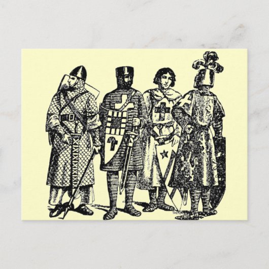 Medieval Knachten Briefkaart (Voorkant)