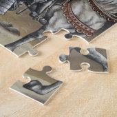 Medieval Knachten Paarden Lions Castle Destiny Legpuzzel (Zijkant)
