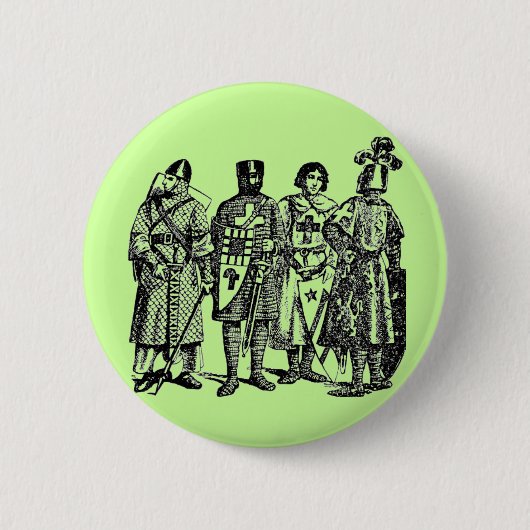 Medieval Knachten Ronde Button 5,7 Cm (Voorkant)