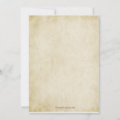 Medieval Knight Birthday Uitnodiging (Achterkant)