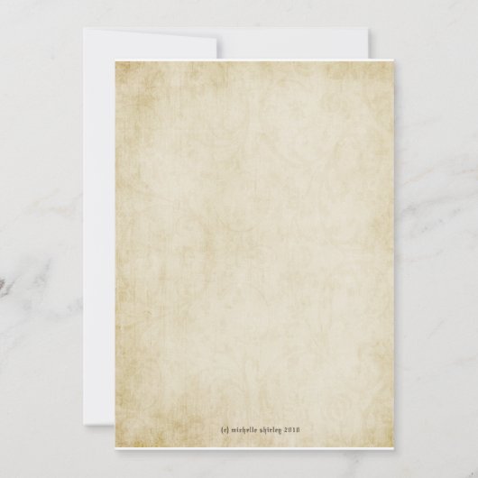 Medieval Knight Birthday Uitnodiging (Achterkant)